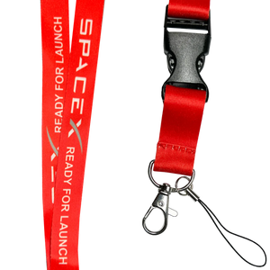SpaceX Launch Crew Lanyard ID Card holder or Keychain school student 31 inch with Space X DL12-010