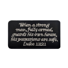 Load image into Gallery viewer, Bible verses Hook and Loop Morale Patch Army Navy USMC Air Force LEO FREE USA SHIPPING SHIPS FROM USA V01420/26 PAT-89/90/91/92/93/94/95 (E)