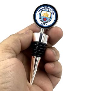Premier League Manchester City Man City FC Wine stopper Football Soccer Futbol - www.ChallengeCoinCreations.com