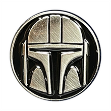 Load image into Gallery viewer, Mandalorian Inspired Lapel Pin Pedro Pascal Disney Baby Yoda This is the Way DD-009 - www.ChallengeCoinCreations.com