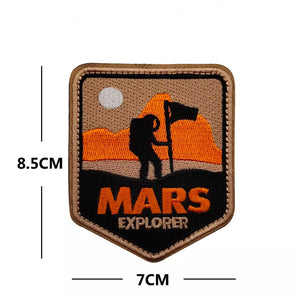 MARS EXPLORER Full Size Emboidered Patch FREE USA SHIPPING SHIPS FROM USA V01036 PAT-209