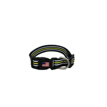 Load image into Gallery viewer, Thin Gold Line Dog Collar Dispatcher Emergency Services 911 Operator - www.ChallengeCoinCreations.com