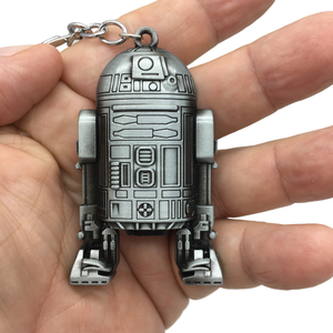 Star Wars Inspired R2D2 Keychain Mandalorian Disney Baby Yoda The Child Grogu KC-013 - www.ChallengeCoinCreations.com