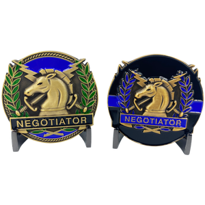Police Negotiator Challenge Coin LAPD NYPD CPD Minneapolis CHP BSO CL3-05 - www.ChallengeCoinCreations.com
