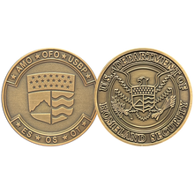 Load image into Gallery viewer, CBP AMO OFO Border Patrol es os et Challenge Coin Field Operations cbp Officer BL14-017 - www.ChallengeCoinCreations.com