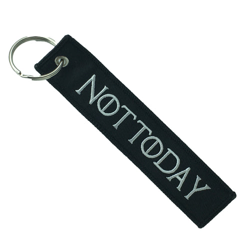 NOT Today Keychain Luggage Tag Motorcycle Bike Week Harley Kawasaki Suzuki Honda Yamaha Sturgis LKC-87 - www.ChallengeCoinCreations.com