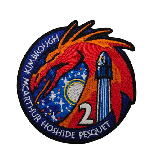 SpaceX Crew Dragon Mission 2 Mission Two patch NASA Crew-2 FREE USA SHIPPING PAT-213