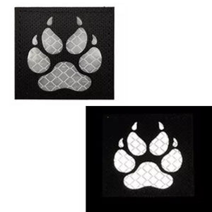 K9 Canine Paw Hook and Loop Morale IR Patch Army Navy USMC Air Force LEO FREE USA SHIPPING SHIPS FROM USA M-00099-1 PAT-68