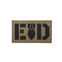 Load image into Gallery viewer, EOD BOMB SQUAD TECHNICIAN Tactical Embroidered Hook and Loop Morale Patch FREE USA SHIPPING SHIPS FREE FROM USA M-00102 PAT-382 384