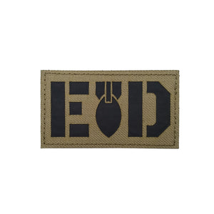 EOD BOMB SQUAD TECHNICIAN Tactical Embroidered Hook and Loop Morale Patch FREE USA SHIPPING SHIPS FREE FROM USA M-00102 PAT-382 384