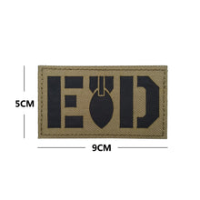 Load image into Gallery viewer, EOD BOMB SQUAD TECHNICIAN Tactical Embroidered Hook and Loop Morale Patch FREE USA SHIPPING SHIPS FREE FROM USA M-00102 PAT-382 384