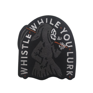 Grim Reaper Whistle While You Lurk Embroidered Hook and Loop Tactical Morale Patch FREE USA SHIPPING SHIPS FREE FROM USA V-00881 PAT-397