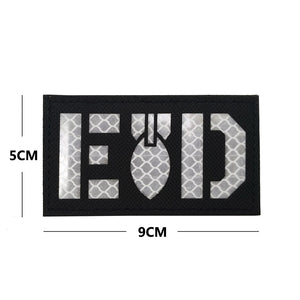 EOD BOMB SQUAD TECHNICIAN Tactical Embroidered Hook and Loop Morale Patch FREE USA SHIPPING SHIPS FREE FROM USA M-00102 PAT-382 384