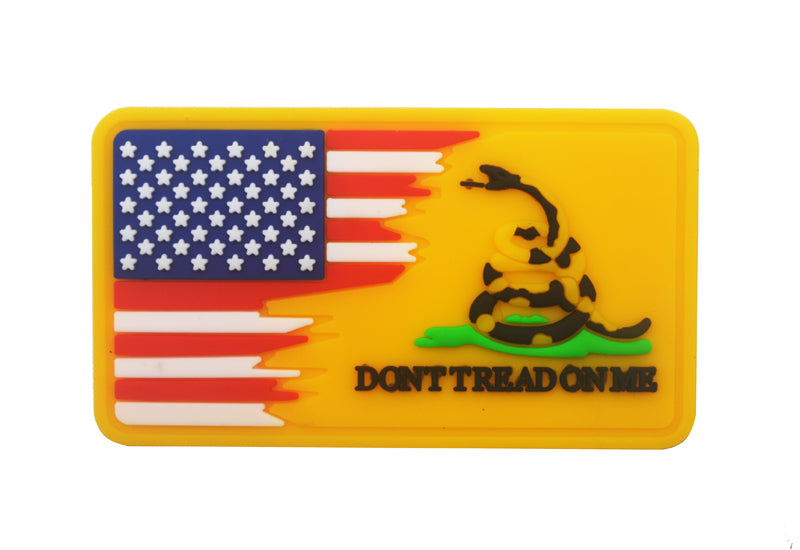 Gadsen USA Flag PVC Hook and Loop Morale Patch FREE USA SHIPPING SHIPS FROM USA PAT-454