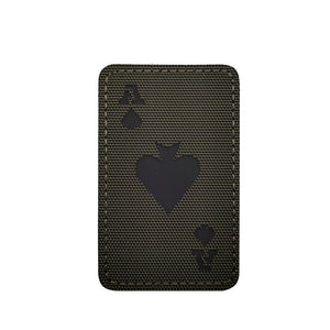 Ace of Spades Playing Card Embroidered Hook and Loop Tactical Morale Patch FREE USA SHIPPING SHIPS FREE FROM USA M-00168 PAT-403 406