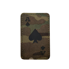 Load image into Gallery viewer, Ace of Spades Playing Card Embroidered Hook and Loop Tactical Morale Patch FREE USA SHIPPING SHIPS FREE FROM USA M-00168 PAT-403 406