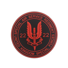 Load image into Gallery viewer, British SAS Regiment Untited Kingdom Special Forces 3D PVC Hook and Loop Patch Morale Patch  FREE USA SHIPPING SHIPS FREE FROM USA  PAT-714 715 716 717
