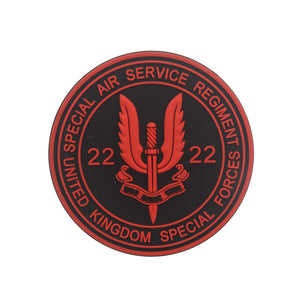British SAS Regiment Untited Kingdom Special Forces 3D PVC Hook and Loop Patch Morale Patch  FREE USA SHIPPING SHIPS FREE FROM USA  PAT-714 715 716 717