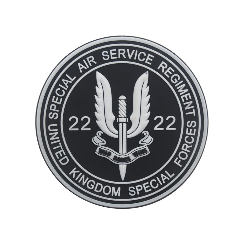 British SAS Regiment Untited Kingdom Special Forces 3D PVC Hook and Loop Patch Morale Patch  FREE USA SHIPPING SHIPS FREE FROM USA  PAT-714 715 716 717