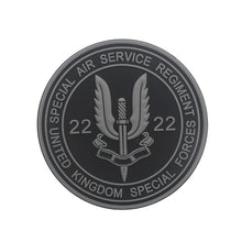 Load image into Gallery viewer, British SAS Regiment Untited Kingdom Special Forces 3D PVC Hook and Loop Patch Morale Patch  FREE USA SHIPPING SHIPS FREE FROM USA  PAT-714 715 716 717