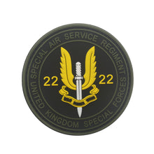 Load image into Gallery viewer, British SAS Regiment Untited Kingdom Special Forces 3D PVC Hook and Loop Patch Morale Patch  FREE USA SHIPPING SHIPS FREE FROM USA  PAT-714 715 716 717