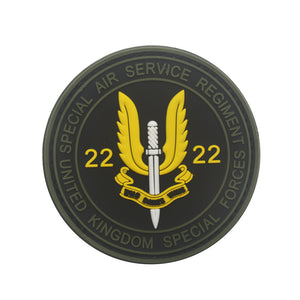 British SAS Regiment Untited Kingdom Special Forces 3D PVC Hook and Loop Patch Morale Patch  FREE USA SHIPPING SHIPS FREE FROM USA  PAT-714 715 716 717