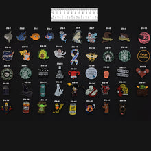 Load image into Gallery viewer, ZQ-17 Starbucks Parody Cats and Coffee Barista Enamel Pin FREE USA Shipping - www.ChallengeCoinCreations.com