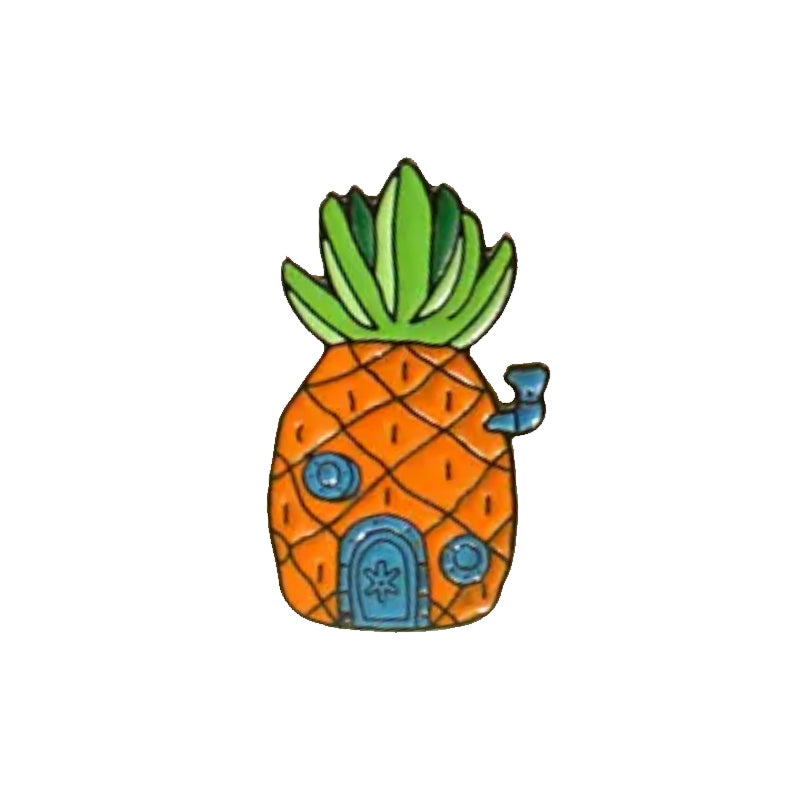 Sponge Bob Square Pants Spongebob Squarepants Undersea Pineapple Pin FREE USA SHIPPING SHIPS FROM USA P-169B