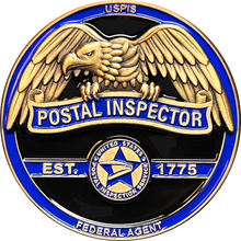 Load image into Gallery viewer, Postal Inspector Challenge Coin GL11-002