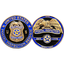 Load image into Gallery viewer, Postal Inspector Challenge Coin GL11-002