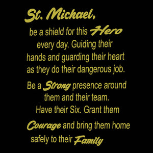 Breast Cancer Awareness Survivor Prayer Saint Michael Corrections Protect Us Matthew 14:30 Challenge Coin Dog Tag Keychain Thin Pink Line GL5-008 KCDT-12