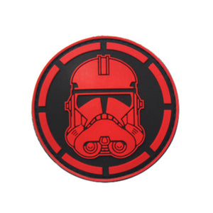 Imperial Fighter Helmet Star Stormtrooper Wars Hook and Loop Morale Patch Army Navy USMC Air Force LEO PAT-512