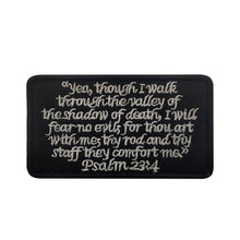 Load image into Gallery viewer, Bible verses Hook and Loop Morale Patch Army Navy USMC Air Force LEO FREE USA SHIPPING SHIPS FROM USA V01420/26 PAT-89/90/91/92/93/94/95 (E)
