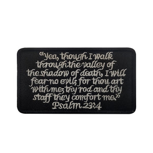Bible verses Hook and Loop Morale Patch Army Navy USMC Air Force LEO FREE USA SHIPPING SHIPS FROM USA V01420/26 PAT-89/90/91/92/93/94/95 (E)