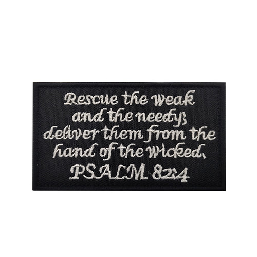 Bible verses Hook and Loop Morale Patch Army Navy USMC Air Force LEO FREE USA SHIPPING SHIPS FROM USA V01420/26 PAT-89/90/91/92/93/94/95 (E)