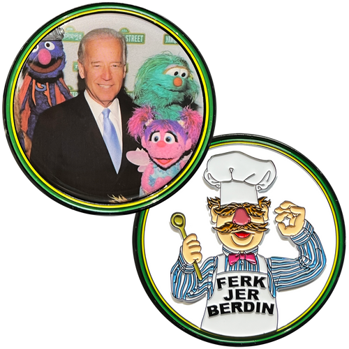 Let's Go Brandon Puppet Challenge Coin GL3-002
