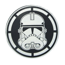 Load image into Gallery viewer, Imperial Fighter Helmet Star Stormtrooper Wars Hook and Loop Morale Patch Army Navy USMC Air Force LEO PAT-512