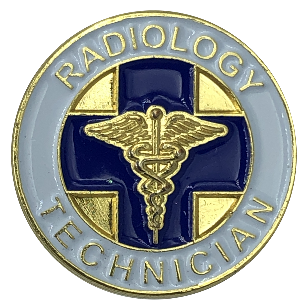 Radiology Technician pin L-22 - www.ChallengeCoinCreations.com