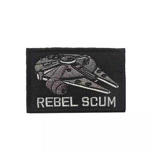 Star Rebel Scum Wars Hook and Loop Morale Patch Army Navy USMC Air Force LEO PAT-82
