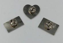Load image into Gallery viewer, Dispatcher Pin Set: 3 Emergency Pins 911 thin yellow gold line P-034 - www.ChallengeCoinCreations.com