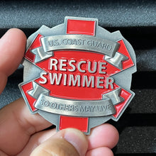 Load image into Gallery viewer, US Coast Guard Rescue Swimmer Challenge Coin USCG So Others May Live EL11-009