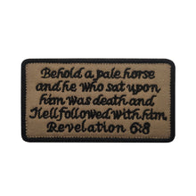 Load image into Gallery viewer, Bible verses Hook and Loop Morale Patch Army Navy USMC Air Force LEO FREE USA SHIPPING SHIPS FROM USA V01420/26 PAT-89/90/91/92/93/94/95 (E)