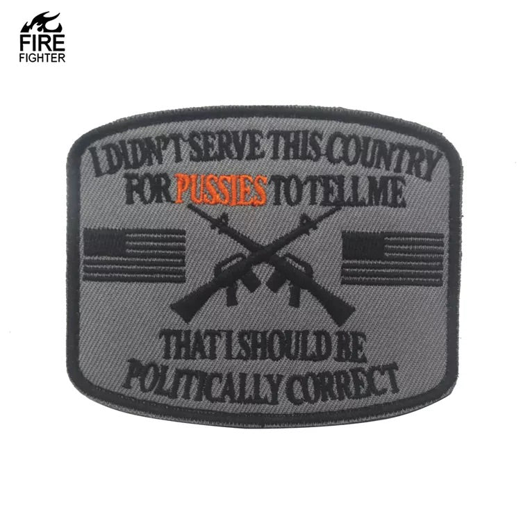 I Didn't Serve Hook and Loop Morale Patch Army Navy USMC Air Force LEO FREE USA SHIPPING SHIPS FROM USA PAT-59