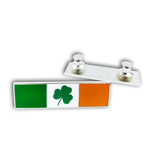 Shamrock Commendation Bar Pin Fire Fighter, Police, Emerald Society, Police, Irish, St. Patricks Day CL-001 - www.ChallengeCoinCreations.com
