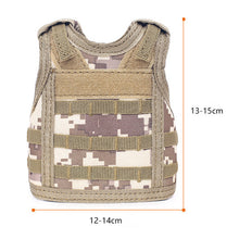 Load image into Gallery viewer, Tactical Beer Water Soda Bottle Can Vest with Hook and Loop FREE USA SHIPPING SHIPS FROM USA