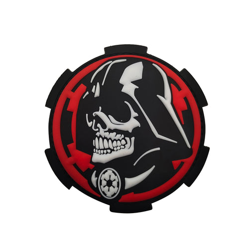 Vader Skull Star Imperial Wars Hook and Loop Morale Patch Army Navy USMC Air Force LEO P00250 PAT-96/97