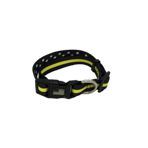 Classic Thin Gold Line Dog Collar Dispatcher Emergency Services 911 Operator - www.ChallengeCoinCreations.com