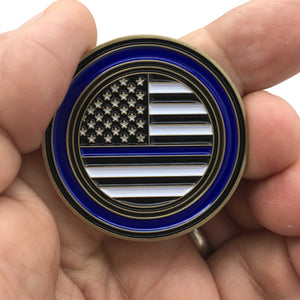 T Rex Small Arms Instructor Blue Version 1.75' Challenge Coin