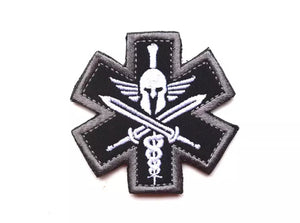 Combat Medic EMT RESCUE USA FLAG Hook and Loop Morale  Patch Army Navy USMC Air Force LEO FREE USA SHIPPING SHIPS FROM USA PAT-73
