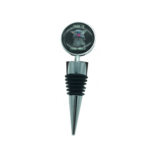 Star Wars Mandalorian Inspired The Child Baby Yoda This is the Way Wine Bottle Stopper - www.ChallengeCoinCreations.com